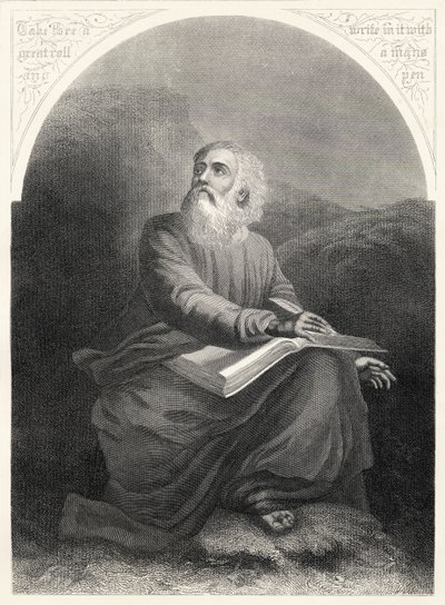 Isaías, grabado por S. Allen, de 